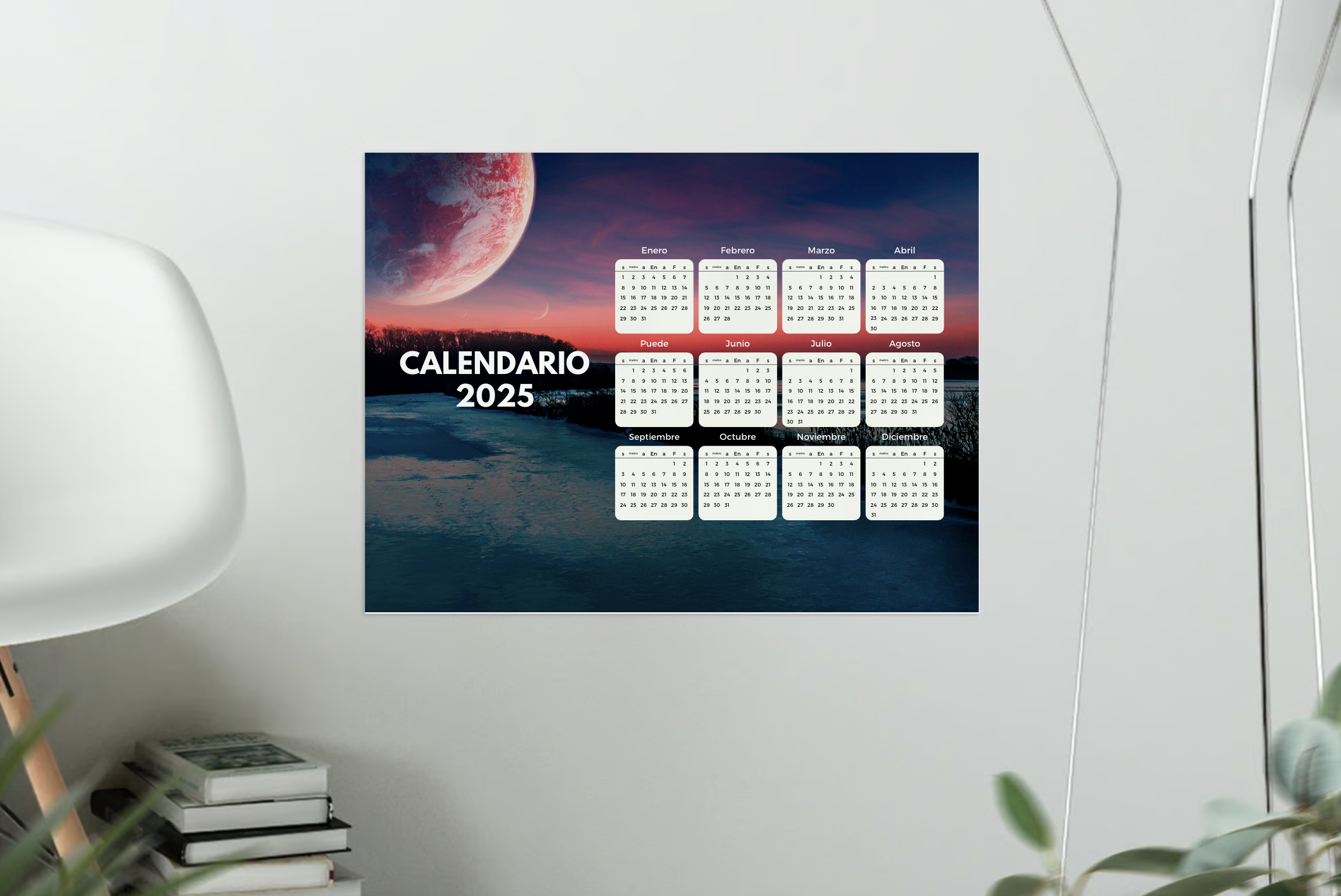 Calendar design example