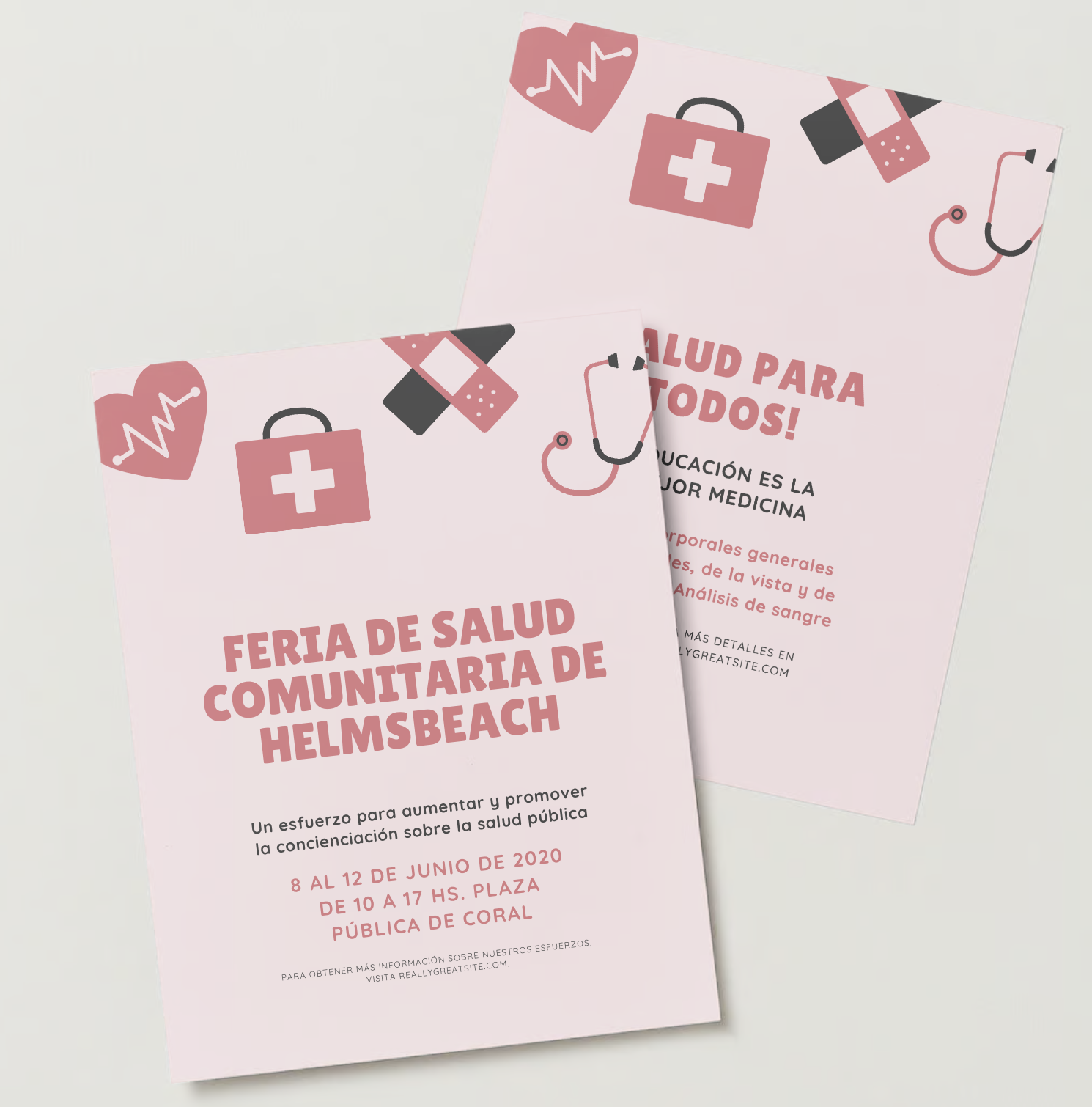 Flyer design example