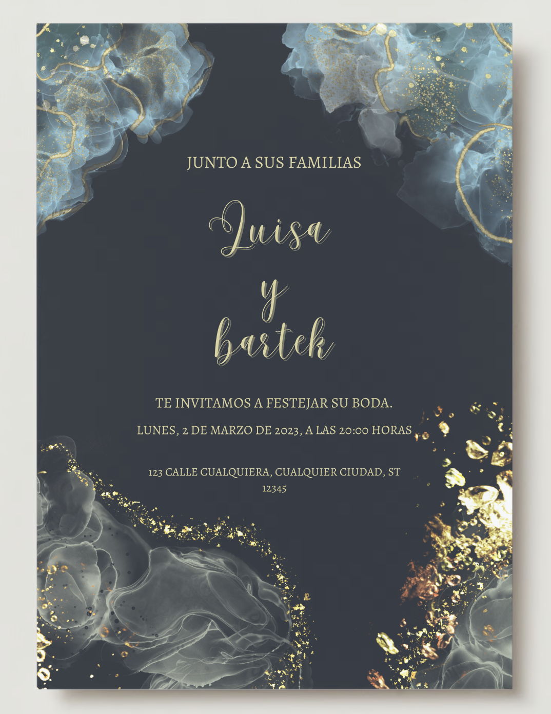 Invitation design example