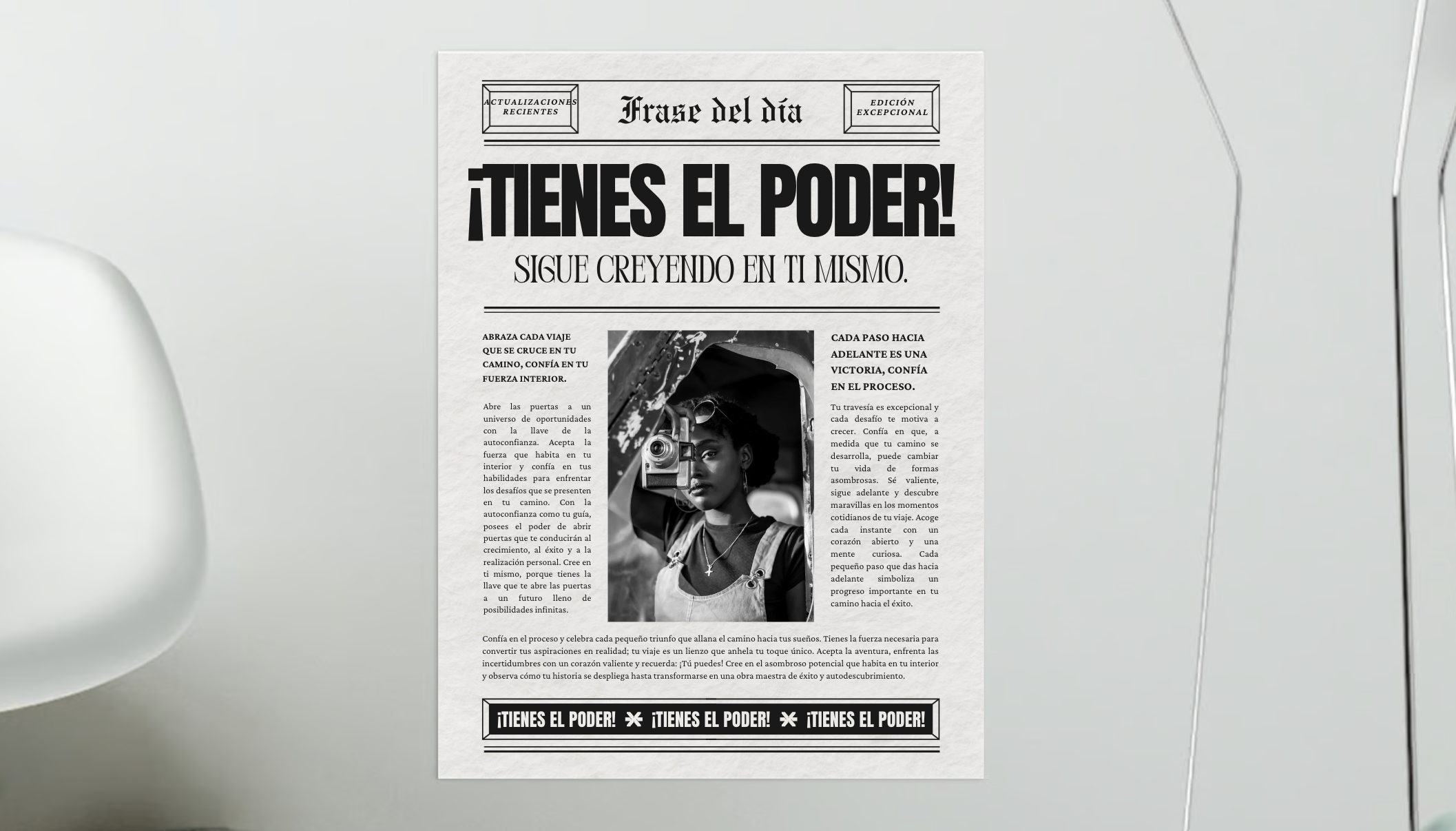 Poster design example